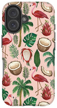 Load image into Gallery viewer, Flamingo Coconut Pattern - Phone Case