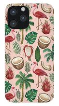 Load image into Gallery viewer, Flamingo Coconut Pattern - Phone Case