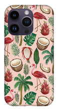 Load image into Gallery viewer, Flamingo Coconut Pattern - Phone Case