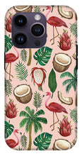 Load image into Gallery viewer, Flamingo Coconut Pattern - Phone Case