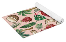 Load image into Gallery viewer, Flamingo Coconut Pattern - Yoga Mat
