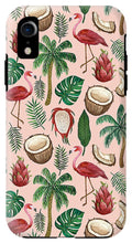 Load image into Gallery viewer, Flamingo Coconut Pattern - Phone Case