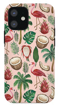 Load image into Gallery viewer, Flamingo Coconut Pattern - Phone Case
