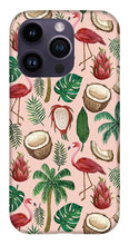 Load image into Gallery viewer, Flamingo Coconut Pattern - Phone Case