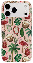 Load image into Gallery viewer, Flamingo Coconut Pattern - Phone Case