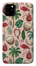 Load image into Gallery viewer, Flamingo Coconut Pattern - Phone Case