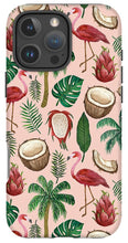 Load image into Gallery viewer, Flamingo Coconut Pattern - Phone Case