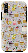 Load image into Gallery viewer, Floral Birthday Cakes, Ice Cream and Cocktails Pattern - Phone Case