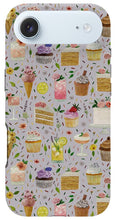 Load image into Gallery viewer, Floral Birthday Cakes, Ice Cream and Cocktails Pattern - Phone Case