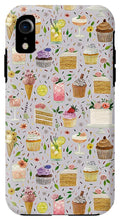 Load image into Gallery viewer, Floral Birthday Cakes, Ice Cream and Cocktails Pattern - Phone Case