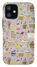 Load image into Gallery viewer, Floral Birthday Cakes, Ice Cream and Cocktails Pattern - Phone Case