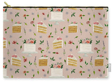 Load image into Gallery viewer, Floral Birthday Cakes Pattern - Zip Pouch