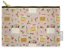 Load image into Gallery viewer, Floral Birthday Cakes Pattern - Zip Pouch