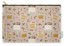 Load image into Gallery viewer, Floral Birthday Cakes Pattern - Zip Pouch
