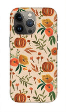 Load image into Gallery viewer, Floral Fall Pumpkin Pattern - Phone Case