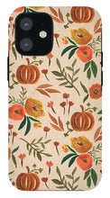 Load image into Gallery viewer, Floral Fall Pumpkin Pattern - Phone Case