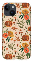 Load image into Gallery viewer, Floral Fall Pumpkin Pattern - Phone Case