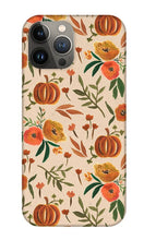 Load image into Gallery viewer, Floral Fall Pumpkin Pattern - Phone Case