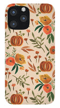 Load image into Gallery viewer, Floral Fall Pumpkin Pattern - Phone Case