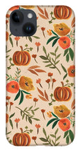 Load image into Gallery viewer, Floral Fall Pumpkin Pattern - Phone Case