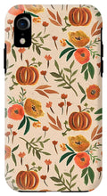 Load image into Gallery viewer, Floral Fall Pumpkin Pattern - Phone Case