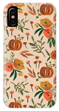 Load image into Gallery viewer, Floral Fall Pumpkin Pattern - Phone Case