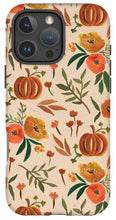 Load image into Gallery viewer, Floral Fall Pumpkin Pattern - Phone Case