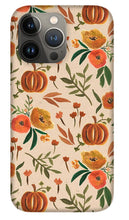Load image into Gallery viewer, Floral Fall Pumpkin Pattern - Phone Case