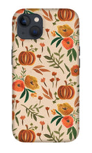 Load image into Gallery viewer, Floral Fall Pumpkin Pattern - Phone Case