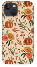 Load image into Gallery viewer, Floral Fall Pumpkin Pattern - Phone Case