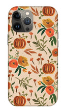 Load image into Gallery viewer, Floral Fall Pumpkin Pattern - Phone Case
