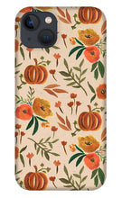 Load image into Gallery viewer, Floral Fall Pumpkin Pattern - Phone Case