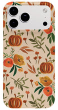 Load image into Gallery viewer, Floral Fall Pumpkin Pattern - Phone Case