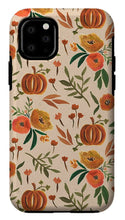 Load image into Gallery viewer, Floral Fall Pumpkin Pattern - Phone Case
