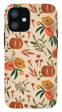 Load image into Gallery viewer, Floral Fall Pumpkin Pattern - Phone Case