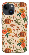 Load image into Gallery viewer, Floral Fall Pumpkin Pattern - Phone Case