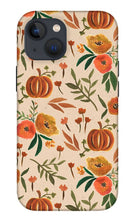 Load image into Gallery viewer, Floral Fall Pumpkin Pattern - Phone Case