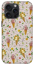 Load image into Gallery viewer, Floral Ice Cream Pattern - Phone Case