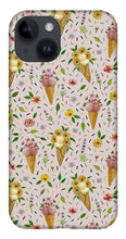 Load image into Gallery viewer, Floral Ice Cream Pattern - Phone Case