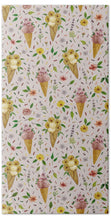 Load image into Gallery viewer, Floral Ice Cream Pattern - Beach Towel