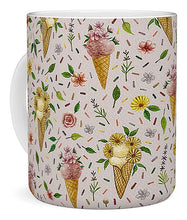 Load image into Gallery viewer, Floral Ice Cream Pattern - Mug