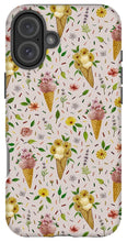 Load image into Gallery viewer, Floral Ice Cream Pattern - Phone Case