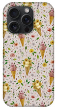 Load image into Gallery viewer, Floral Ice Cream Pattern - Phone Case
