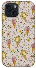 Load image into Gallery viewer, Floral Ice Cream Pattern - Phone Case