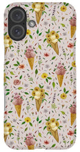 Load image into Gallery viewer, Floral Ice Cream Pattern - Phone Case