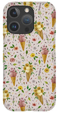 Load image into Gallery viewer, Floral Ice Cream Pattern - Phone Case