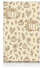 Load image into Gallery viewer, Floral Ink Pumpkin Pattern - Yoga Mat