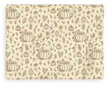 Load image into Gallery viewer, Floral Ink Pumpkin Pattern - Blanket