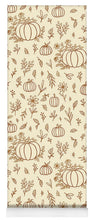 Load image into Gallery viewer, Floral Ink Pumpkin Pattern - Yoga Mat