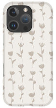 Load image into Gallery viewer, Ink Flower Pattern - Phone Case